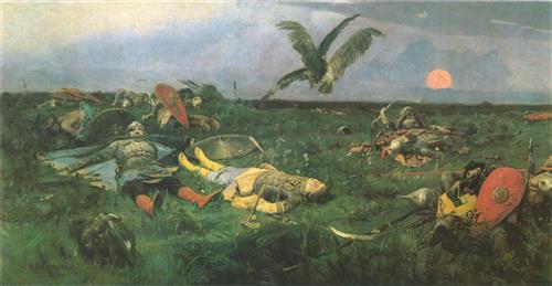 Постер (плакат) После побоища Игоря Святославовича
