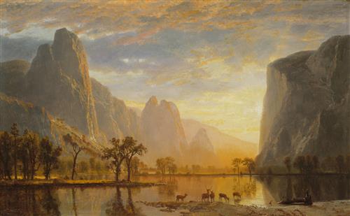 Постер (плакат) Valley of the Yosemite
