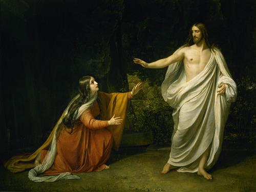 Постер (плакат) Christs Appearance to Mary Magdalene after the Resurrection
