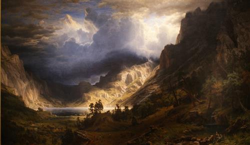 Постер (плакат) A Storm in the Rocky Mountains Mr. Rosalie
