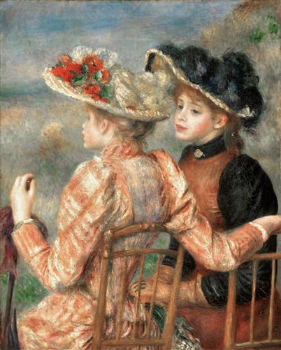 Постер (плакат) Two Women In A Garden

