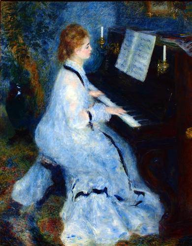 Постер (плакат) Young Woman at the Piano
