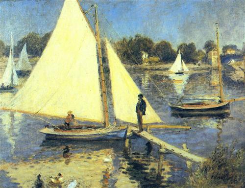 Постер (плакат) Sailboats at Argenteuil
