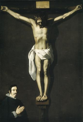 Постер (плакат) Christ Crucified with the Sponsor
