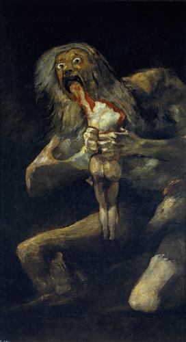 Постер (плакат) Saturn devouring one of his sons
