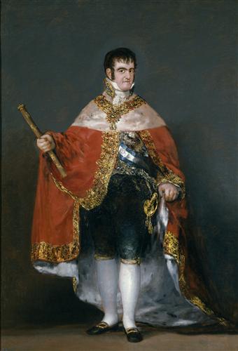 Постер (плакат) King Fernando VII with the Robes of State
