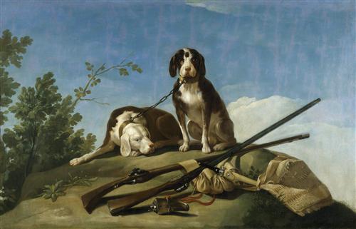 Постер (плакат) Dogs on the leash
