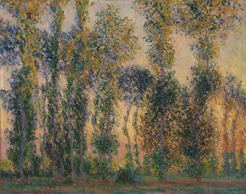 Постер (плакат) Poplars at Giverny, Sunrise