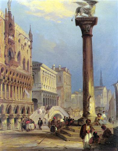 Постер (плакат) St. Marks and the Doges Palace, Venice
