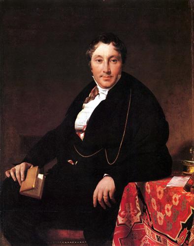 Постер (плакат) Portrait of Jacques Louis Leblanc, seated
