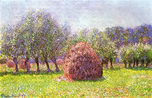 Постер (плакат) Heap of Hay in the Field	
