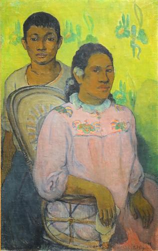 Постер (плакат) Tahitian Woman and Boy	
