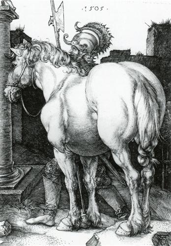 Постер (плакат) Large Horse
