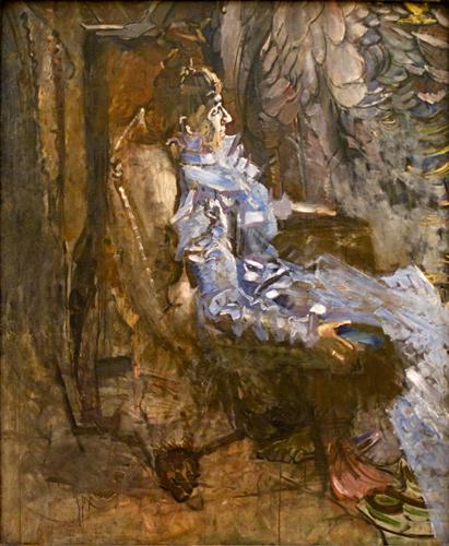 Постер (плакат) A Lady in Lilac. Portrait of Nadezhda Zabela Wrubel	
