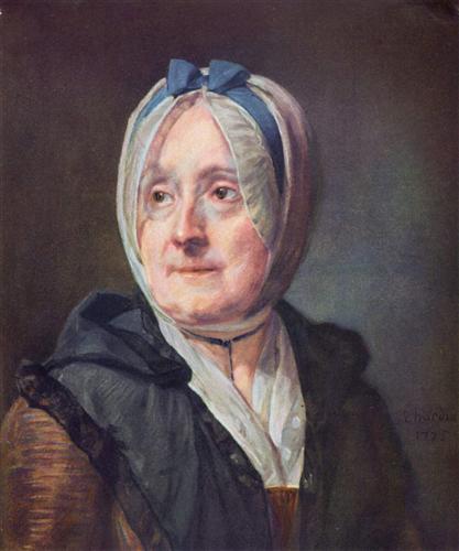 Постер (плакат) Portrat der Frau Chardin
