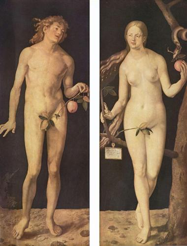 Постер (плакат) Adam and Eve

