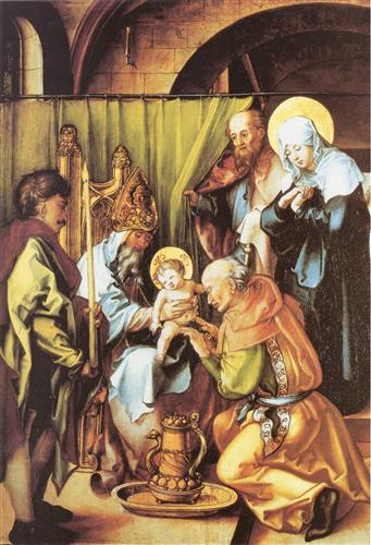 Постер (плакат) Die sieben Schmerzen Maria, Mitteltafel (Szene
