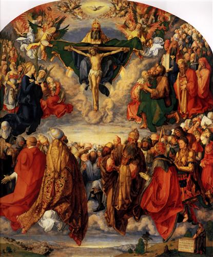 Постер (плакат) Adoration of the Trinity
