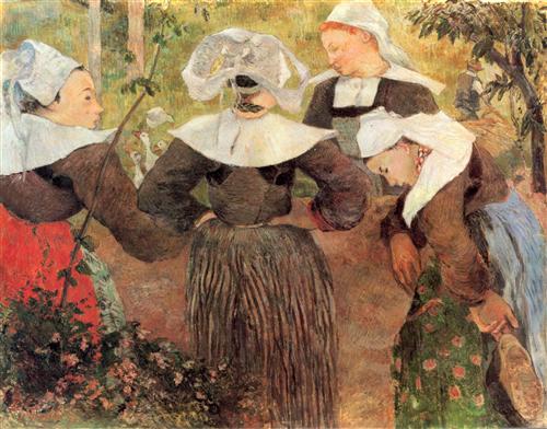 Постер (плакат) Der Tanz der vier Bretoninnen	
