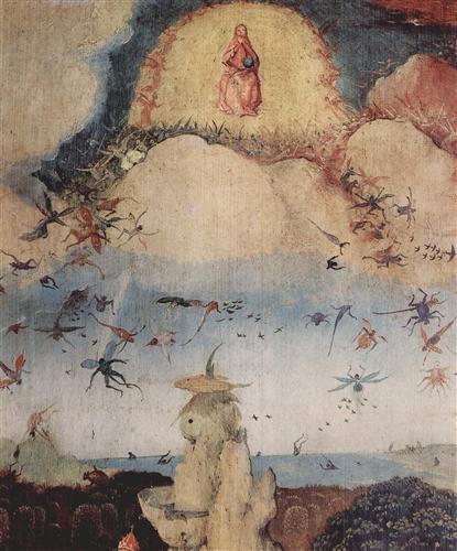 Постер (плакат) Haywain, Triptych, left wing-The Earthly Paradise (Detail)	
