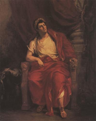 Постер (плакат) Talma als Nero in Britannicus
