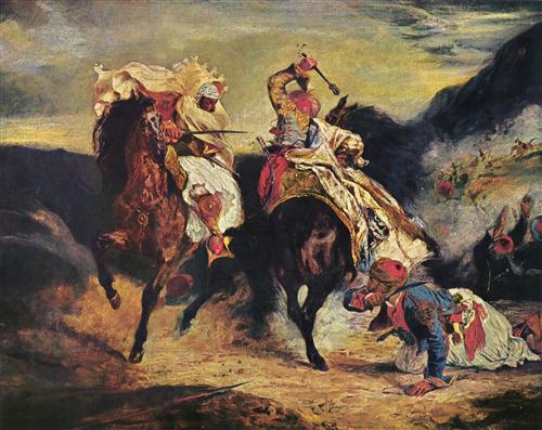 Постер (плакат) Combat of the Giaour and the Pasha
