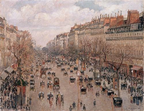 Постер (плакат) Boulevard Monmartre in Paris
