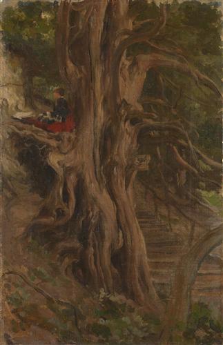 Постер (плакат) Trees at Cliveden, Frederic
