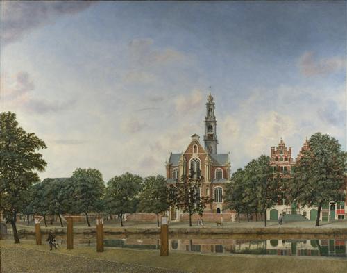 Постер (плакат) View of the Westerkerk, Amsterdam
