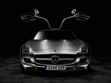 Постер (плакат) Mercedes SLS AMG