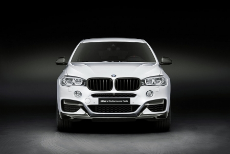 Постер (плакат) BMW X6 белый