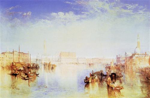 Постер (плакат) Ducal Palace, Dogano, with part of San Georgio, Venice

