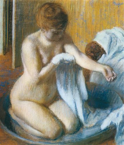 Постер (плакат) Degas Edgar, Femme au tub Woman with the tub	
