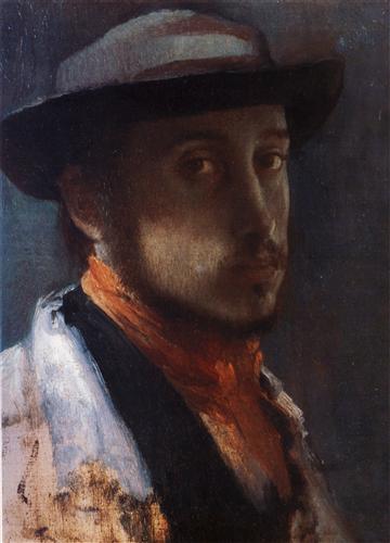 Постер (плакат) Degas au chapeau moi	
