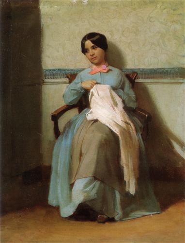 Постер (плакат) A Portrait of Leonie Bouguereau
