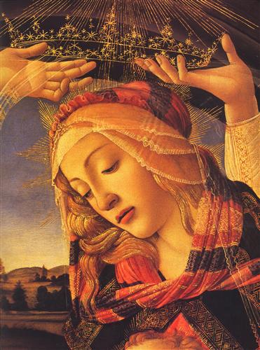 Постер (плакат) The Madonna of the Magnificat (detail)	
