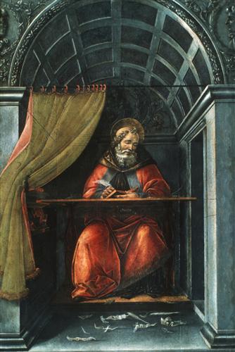 Постер (плакат) St. Augustinus in  prayer	
