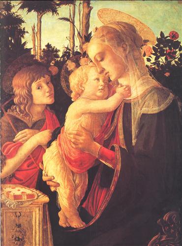 Постер (плакат) Madonna of the roseplantation	
