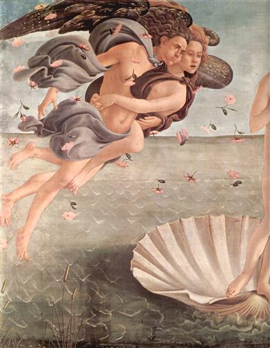 Постер (плакат) birth of the Venus (detail 3)	

