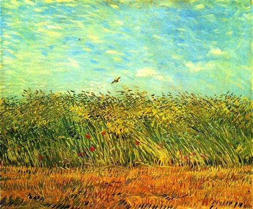 Постер (плакат) Wheat Field with a Lark
