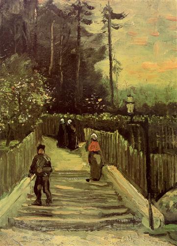 Постер (плакат) Sloping Path in Montmartre
