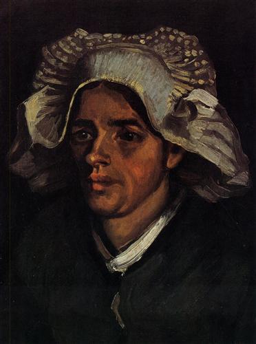 Постер (плакат) Head of a Peasant Woman with White Cap 2
