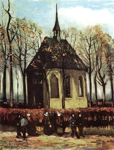 Постер (плакат) Congregation Leaving the Reformed Church in Nuenen
