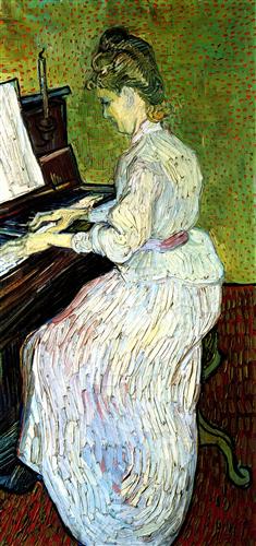 Постер (плакат) Marguerite Gachet at the Piano
