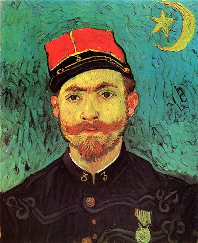 Постер (плакат) Portrait of Milliet, Second Lieutenant of the Zouaves
