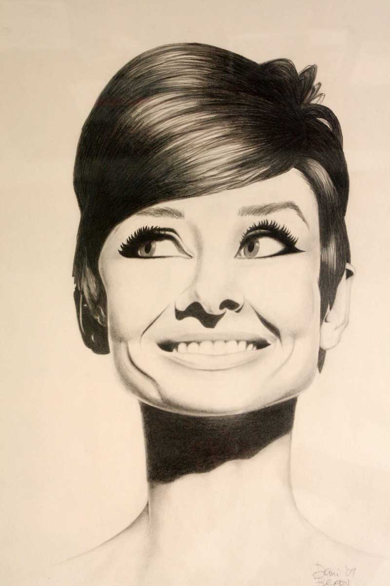 Постер (плакат) Audrey Hepburn
