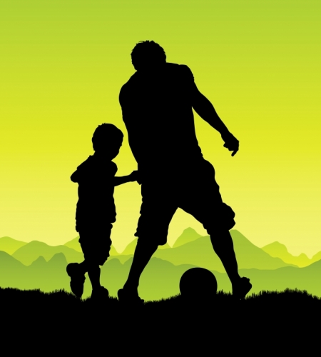 Постер (плакат) Игра в футбол