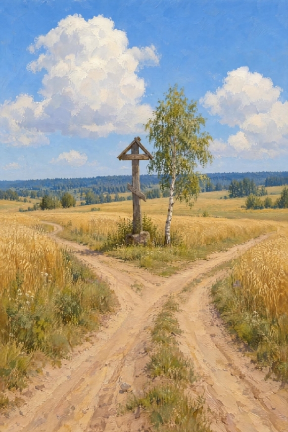 Постер Росстани в овсах
