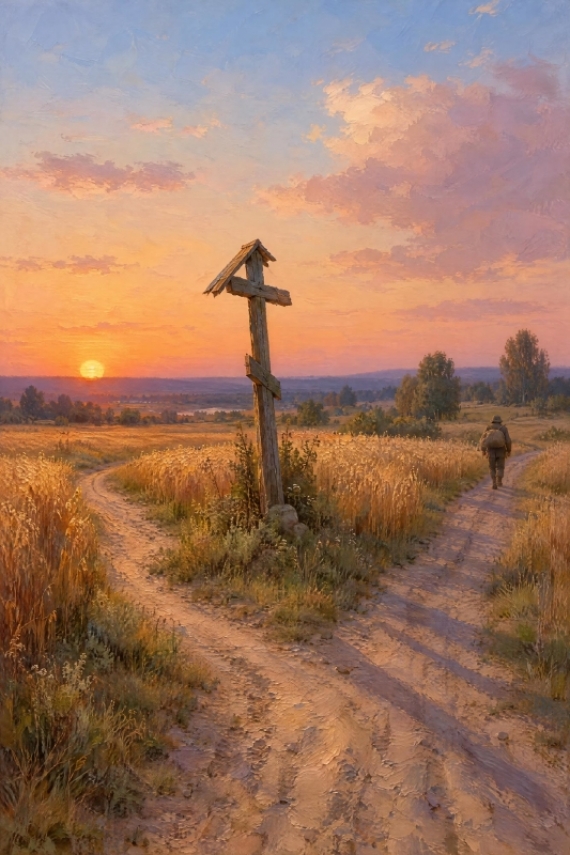Постер Дорога к закату