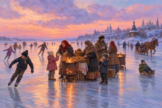 Постер Ночной торг на льду